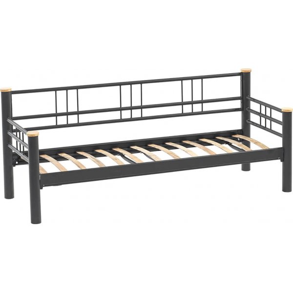 Kappis 3-sits utesoffa - Svart/grn