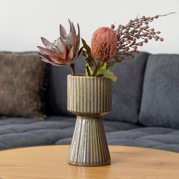 Pot Kuglu Marron/Bleu 15 cm