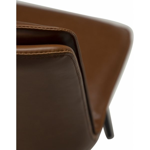 Chaise de salle à manger Fierce - PU marron Chaise de salle à manger Fierce - PU marron