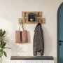 Lumina kleerhanger - Antraciet/eiken