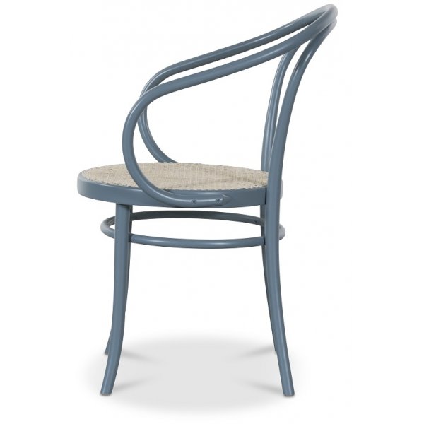 No 30 karmstol med rottingsits - Pastellblå/Rotting No 30 karmstol med rottingsits - Pastellblå/Rotting