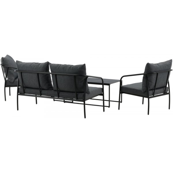 Sopot soffgrupp - Svart/Grå Sopot soffgrupp - Svart/Grå