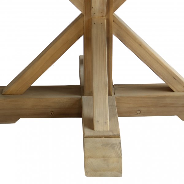 Judith stort runt matbord Ø160 cm i återvunnen furu Judith stort runt matbord Ø160 cm i återvunnen furu