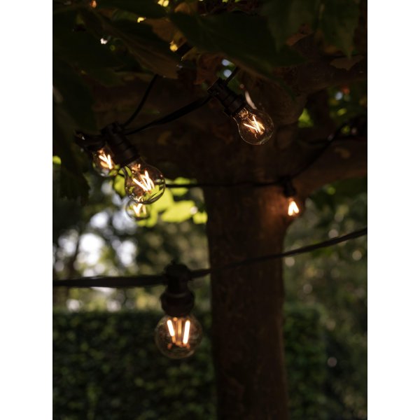 Guirlande lumineuse Bright Light pour extérieur - 12 m - Noir/transparent Guirlande lumineuse Bright Light pour extérieur - 12 m - Noir/transparent