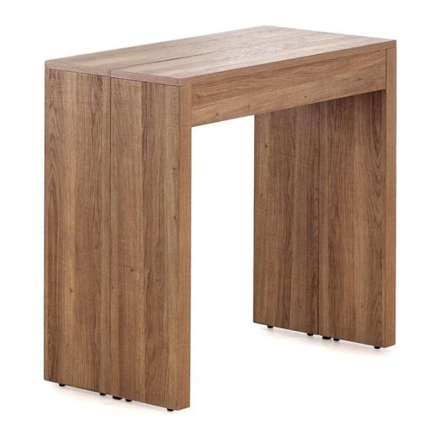 Ditte matbord 42-198 cm - Brunbetsat ek-fanr