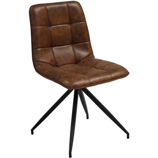 Margit stol i brun PU Margit stol i brun PU