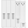 Asimo kleerhanger 160 x 45 x 183 cm - Wit