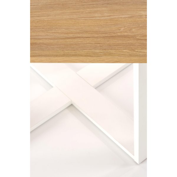 Table basse Hazy 67 x 67 cm - Blanc Table basse Hazy 67 x 67 cm - Blanc