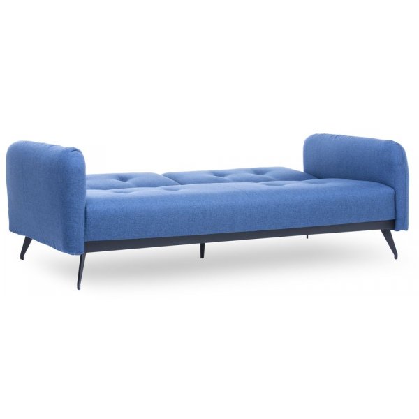 Sandbck 2-sits bddsoffa - Bl/svart