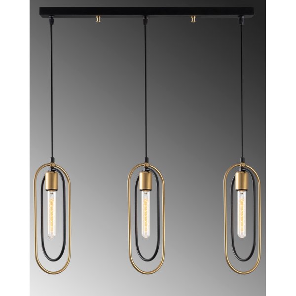 Plafonnier Ceres 2031 - Noir/or Plafonnier Ceres 2031 - Noir/or