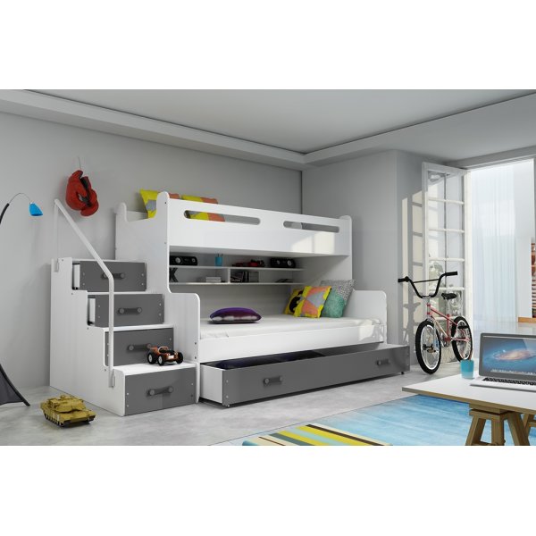 Max vningssng med frvaringslda 120 x 200 cm - Valfri frg