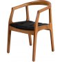 Mira fauteuil - Eiken/zwart