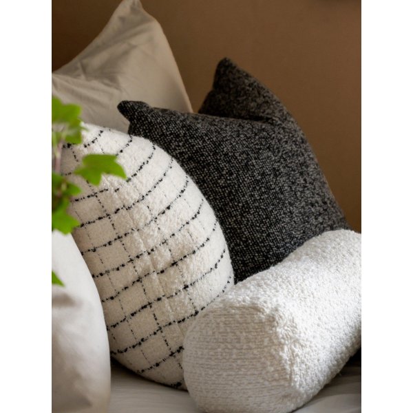 Zayn kussenhoes 45 x 45 cm - Donkergrijs