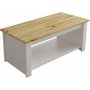 Luvio soffbord 14, 100x50 cm - Ek/vit