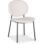 Tofta stol - Beige tyg/svart