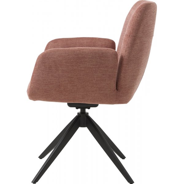 Steve karmstol - Rosa/svart