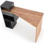 Spurs skrivbord 122x57 cm - Ek/antracit