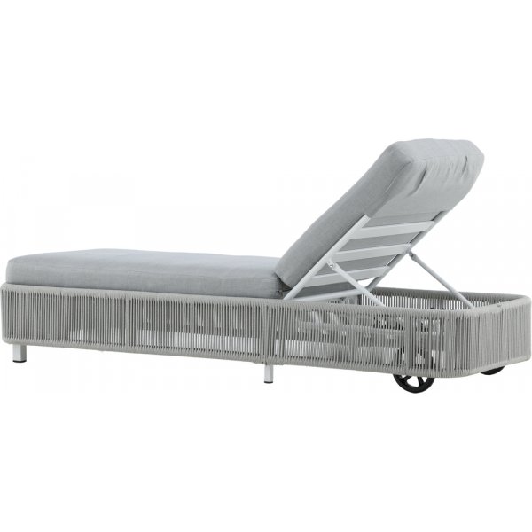 Virya solsäng - Grå/Vit Virya solsäng - Grå/Vit