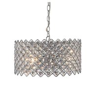 Lindö Taklampa - Krom/Kristall Lindö Taklampa - Krom/Kristall