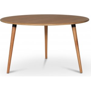 Omni runt matbord i oljad ek 130 cm