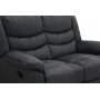 Tampa manuell 2-sits reclinersoffa - Gr tyg