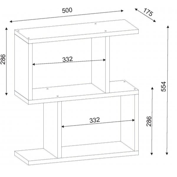 Karinus sidobord 50 x 17,5 cm - Vit Karinus sidobord 50 x 17,5 cm - Vit