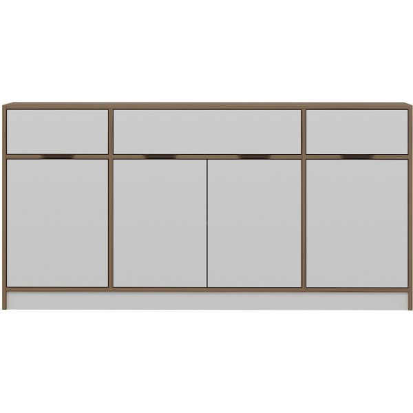 Buffet Elina - Blanc/marron Buffet Elina - Blanc/marron