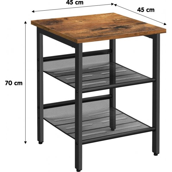 Astra sidobord Brun - 45 x 45 cm