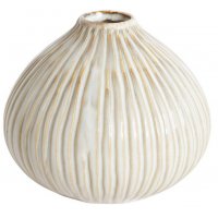 Vas Knopp H12 cm - Vit Vas Knopp H12 cm - Vit