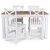 Groupe de repas Dalar table 140 cm blanc/chne + 4 chaises Mellby