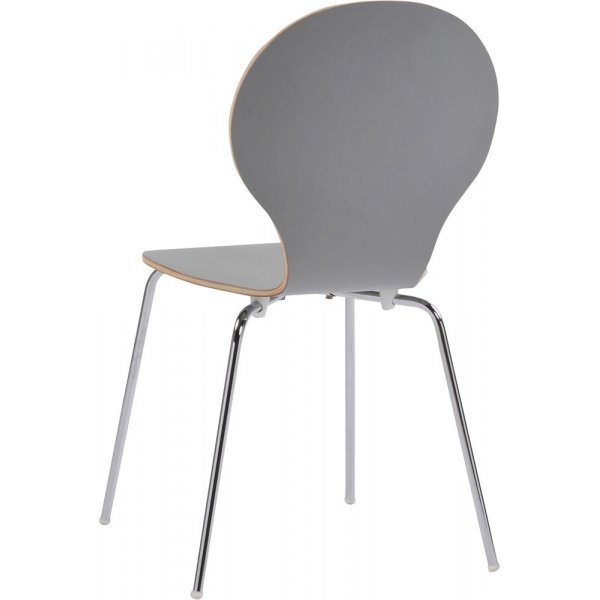 Bailey stol - Gr� (HPL)/krom