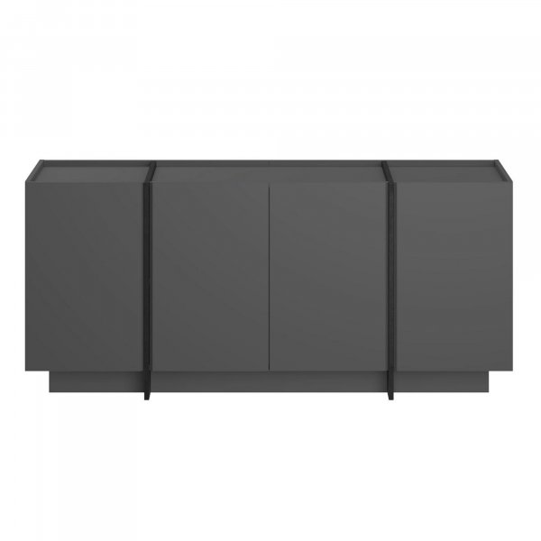 Sideboard Dromma 180 cm - Antracit/Svart