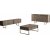 Buffet Lux Noyer/or