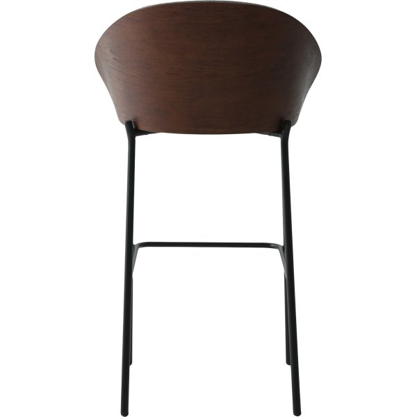 Tabouret de bar Canelas Gris clair/Marron fonc