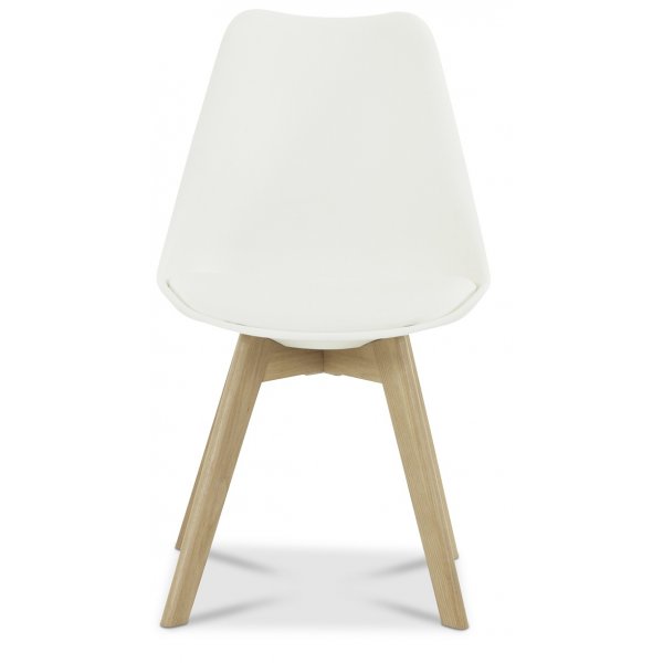 Jerry 2 stol - Vit/ek Jerry 2 stol - Vit/ek