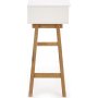 Induzo avlastningsbord 110x 35 cm - Vit