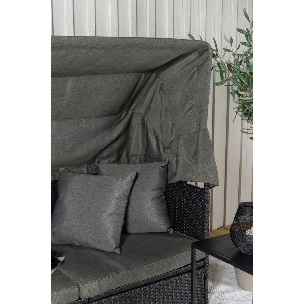 Nopy solsäng - Svart/Grå Nopy solsäng - Svart/Grå