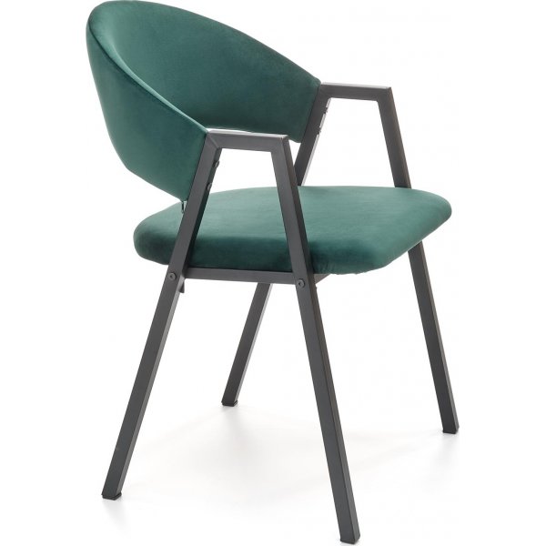 Chaise de salle  manger Cadeira 473 - Vert fonc