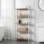 Japonica hylla 60 x 130 cm - Vit/bambu