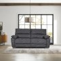 Reclinersoffa XL i grtt - 197 cm