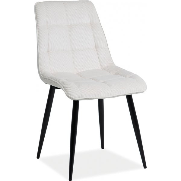 Chic matstol - Vit manchester