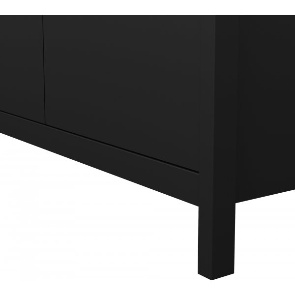 Armoire Madrid à 2 portes - Noir Armoire Madrid à 2 portes - Noir