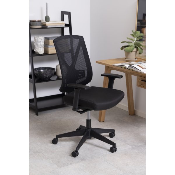 Chaise de bureau Ebbe - Noir Chaise de bureau Ebbe - Noir