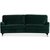 Kvarsebo Howard 3-sits svngd soffa - Mrkgrn (Sammet)