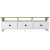 Banc multimdia Trysil - Blanc/chne saphir