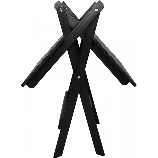 Wilma utegrupp bord 65 x 65 cm inkl 2 st Knohult stolar - Svart Wilma utegrupp bord 65 x 65 cm inkl 2 st Knohult stolar - Svart