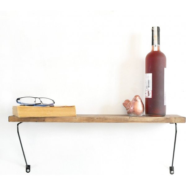 Walter wandplank 38 - Walnoot/zwart