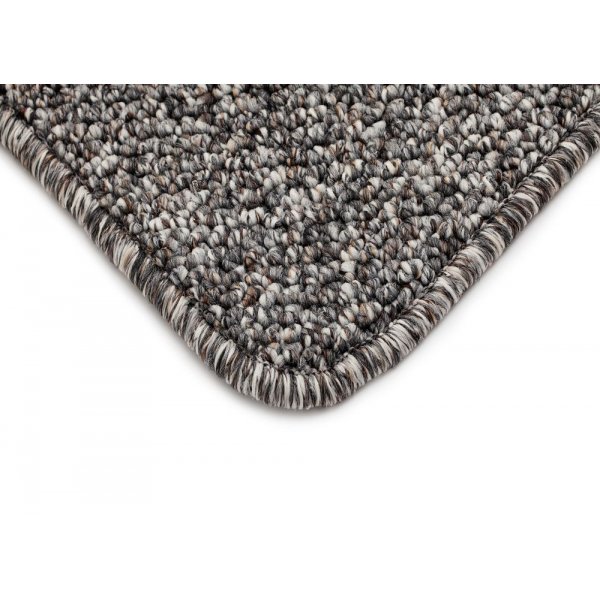 Plat geweven vloerkleed Granville - Antraciet