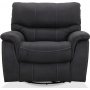 Rom manuell reclinerftlj - Gr tyg