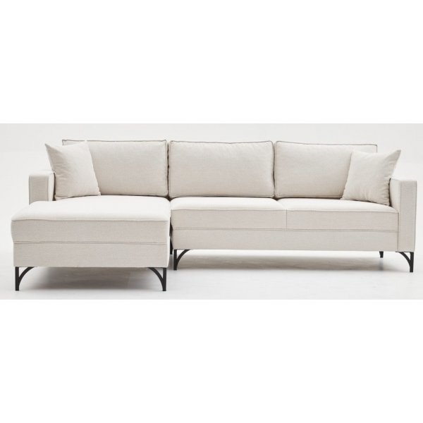 Berlin divansoffa - Gräddvit/svart Berlin divansoffa - Gräddvit/svart